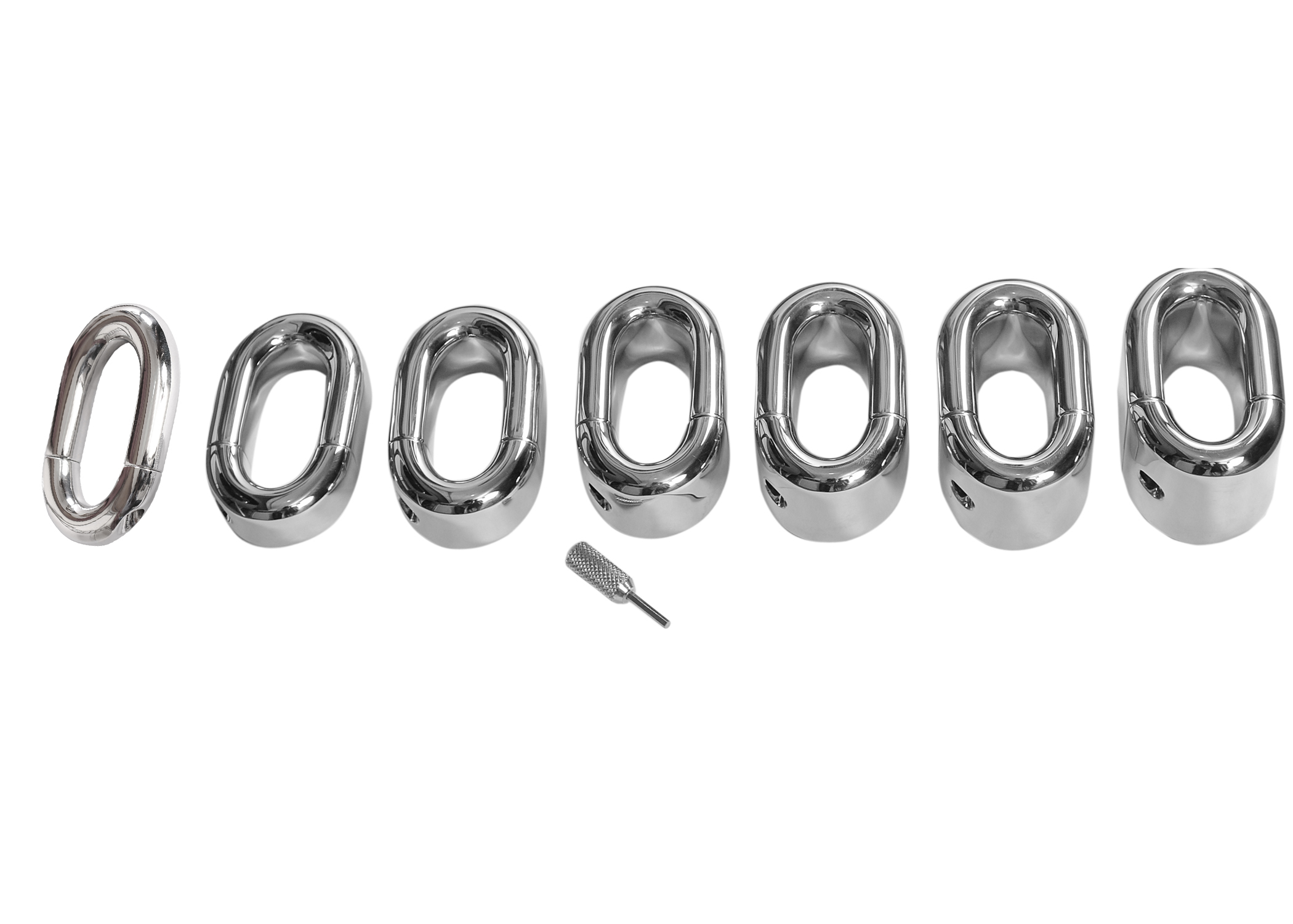 Rounded oval ball stretcher